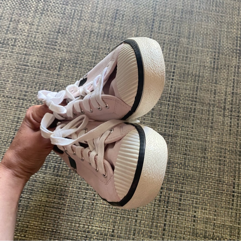 NEW Isabel Marant Pink Canvas Binkoo Low Top Sneakers - Picture 5 of 11